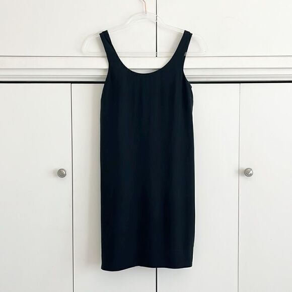 Madewell 100% Silk Lookout Open Back Bow Dress - Picture 2 of 9